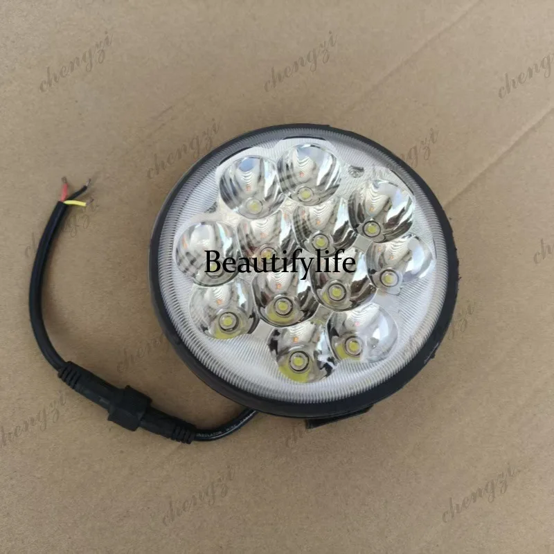 Cross-border automotive LED 12V24V off-road vehicle truck spotlight modification headlight 5-inch round strong beam headlight - view 6