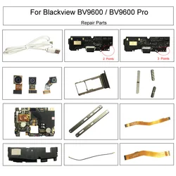 For Blackview BV9600 Pro USB Charging Dock Board/Front Rear Camera/Main Board Flex Cable/Mother Board/Sim Card Slot Phone Parts