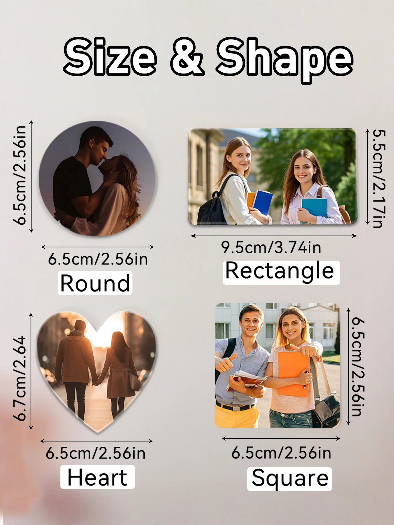 Custom Fridge Magnets With Picture, Personalized Strong Fridge Magnets, Customized Photo Fridge Magnets, Funny Fridge Magnets,