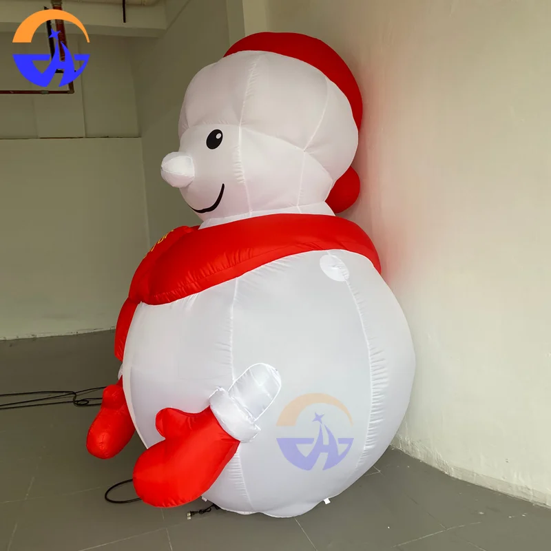 

Надувная мультяшная рождественская модель снеговика, праздничное украшение и набор реквизита для торговых центров и мероприятий на открытом воздухе