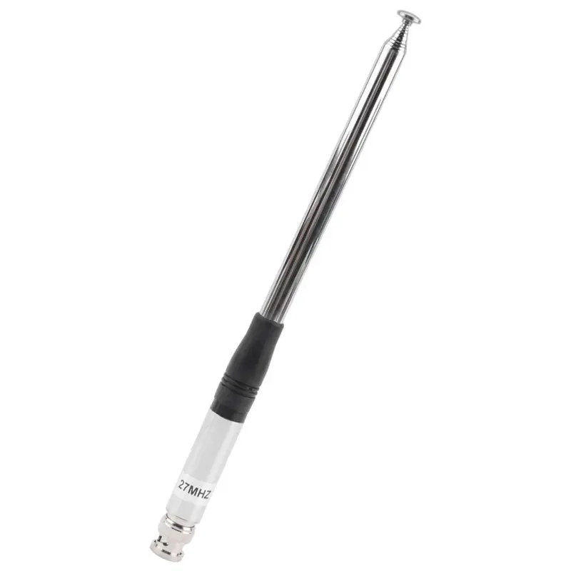 B27B 27Mhz Antenna 9-Inch To 51-Inch Telescopic/Rod HT Antennas For CB Handheld/Portable Radio With BNC Connector
