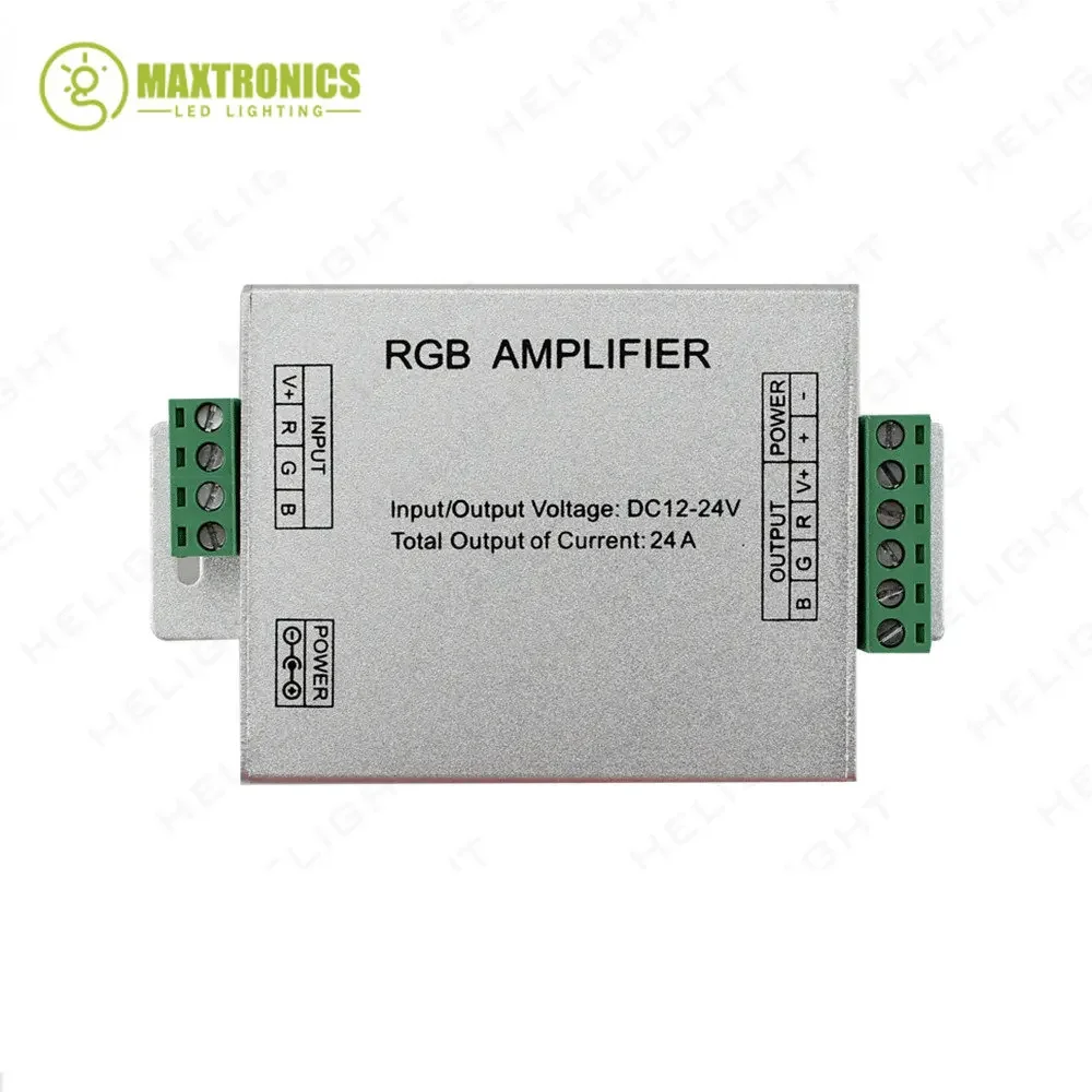 LED Amplifier Controller 12A/24A/30A/50A Single Color/RGB/RGBW/RGBWW RGB+CCT 1CH/3CH/4CH/5CH Strip Power Repeater DC5V12V/24V