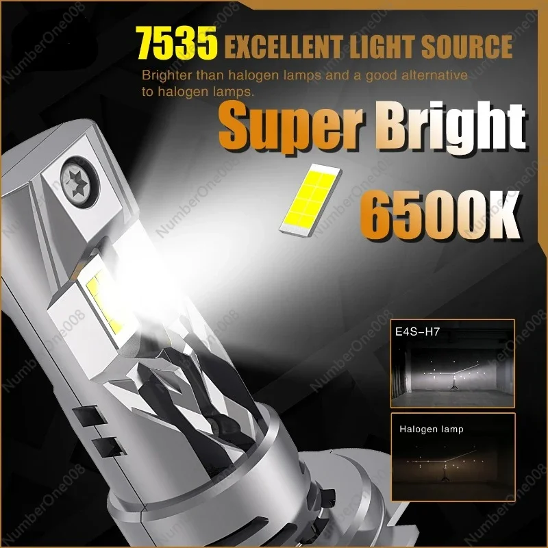 High Power H7 Led Headlight Canbus No Error H18 Car Bulb 6000K White Light Diode Lamp 12v 55w For Toyota Avensis T25 2003~2008