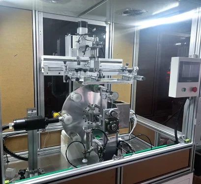 Stampante per schermi rotondi completamente automatica per tazze per una serigrafia rotonda efficiente