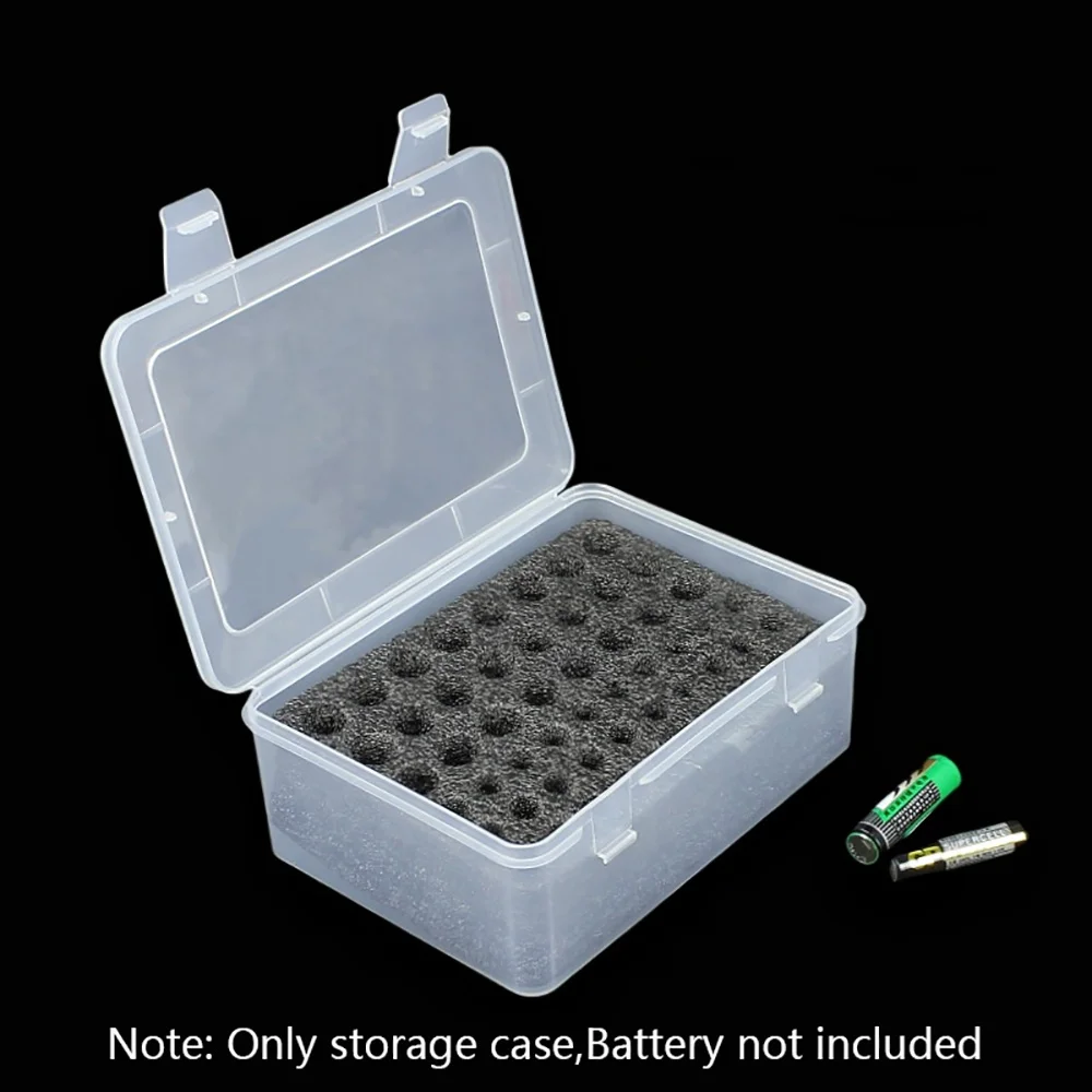 Multi-Slot Batterie Organizer Lagerung Fall Halter 54 Slot AA AAA Batterie Lagerung Organizer Box Hause Schublade Organisation Spender