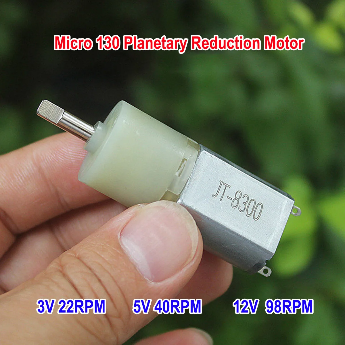 DC 3V-12V Mini Micro 130 Motor Planetary gearbox 22-98RPM Gear Reduction Electric Motor Round Motor Gear Reducer