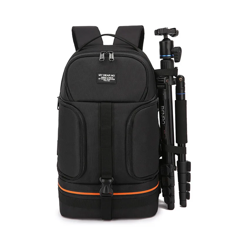Ransel Kamera DSLR Outdoor Kapasitas Besar Bahan Oxford Tahan Air Kompatibel dengan Laptop 15.6 Inch untuk Canon Nikon
