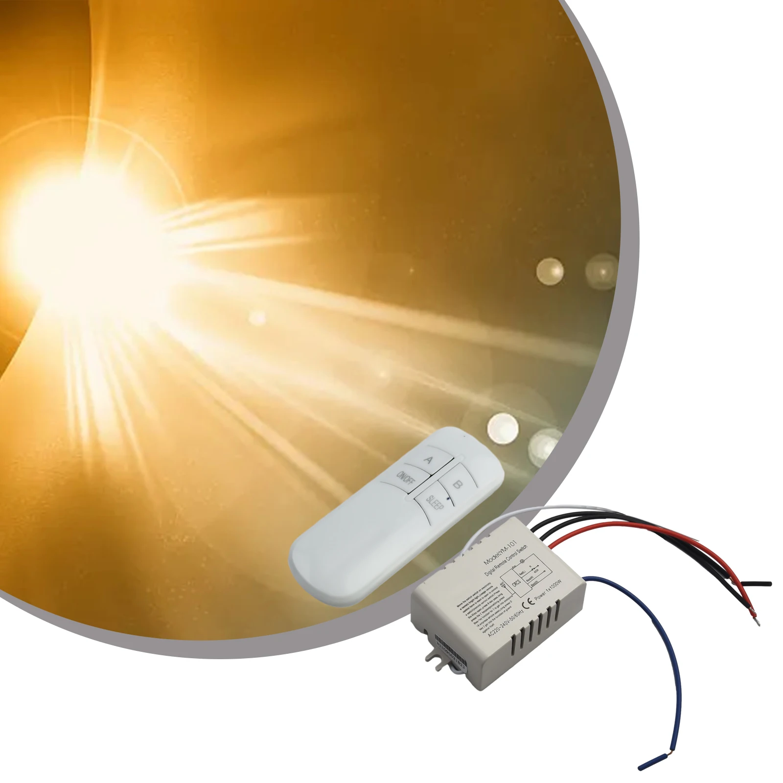 

Accessories Remote Contraol Switch Remote Control Switch Digital For Controlling Droplight LED Light Light Lighting