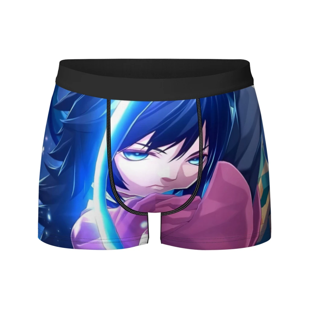 

Demon Slayer Graphic Anime Milk Silk Man Underwear Boxer Men Underpants Men's Panties Boxers Shorts