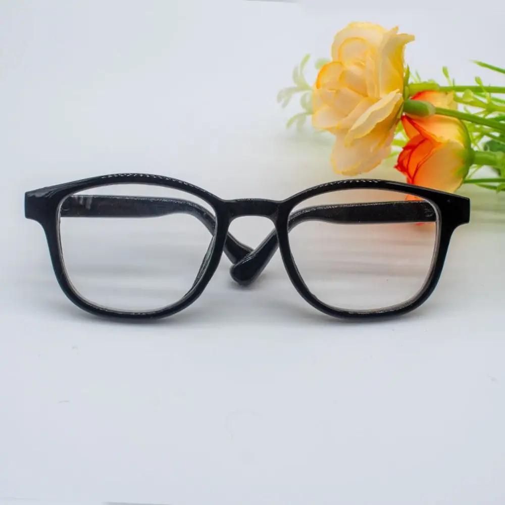 9.5cm Glasses Clothes Round Frame Cute Dolls Glasses Fashion Dolls Mini Glasses for 15cm/20cm Cotton Dolls/1/3 1/4 BJD Dolls