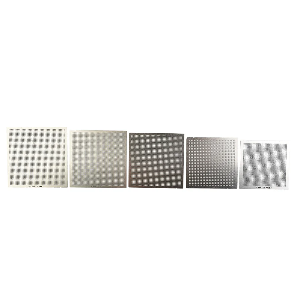 Universal Stencil Directly Heat BGA Reballing Rework Net Parts Reball Rework Steel Silver Accessories Replaces