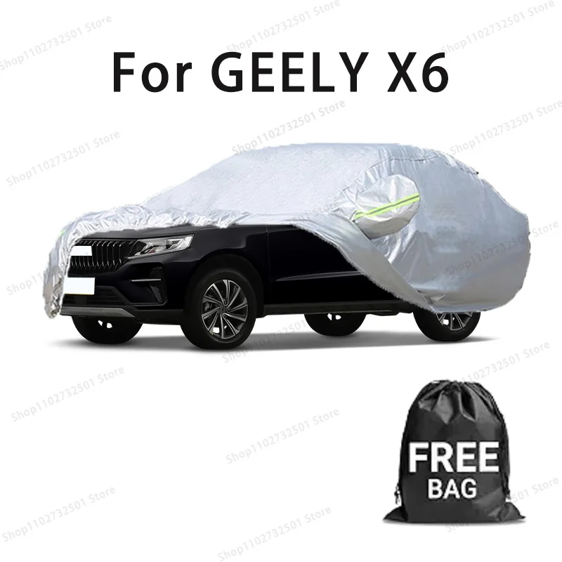 

Car cover For GEELY X6 Full cover Waterproof sun protection cover Scratch resistant cars accessories