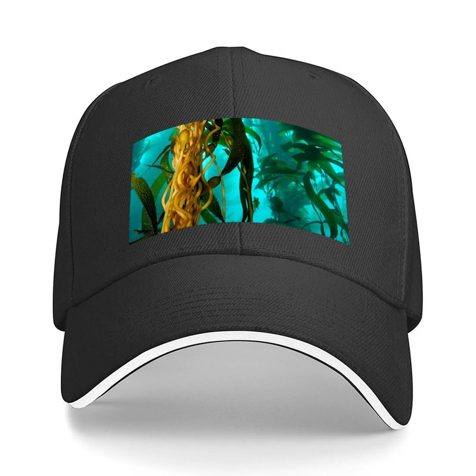 

Kelp Forest Baseball Cap New In Hat Hat Beach Gentleman Hat cute Designer Man Women's