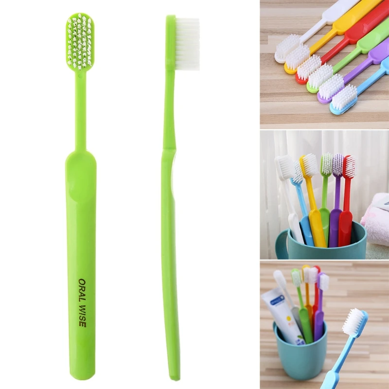 1pc Super hard bristles Tooth brush for Men Remove Smoke color random