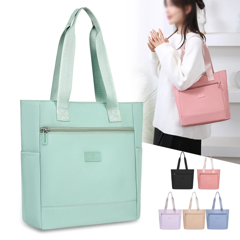 

Women's elegant quilted single shoulder handbag, large capacity tote bag, zipper closure, suitable for daily use