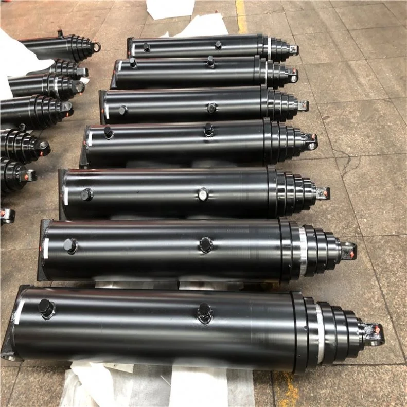 For Telescopic Hydraulic Cylinder Multi-stage Hard Chrome Plated Steel Piston Rod Parker Custom Type High Quality