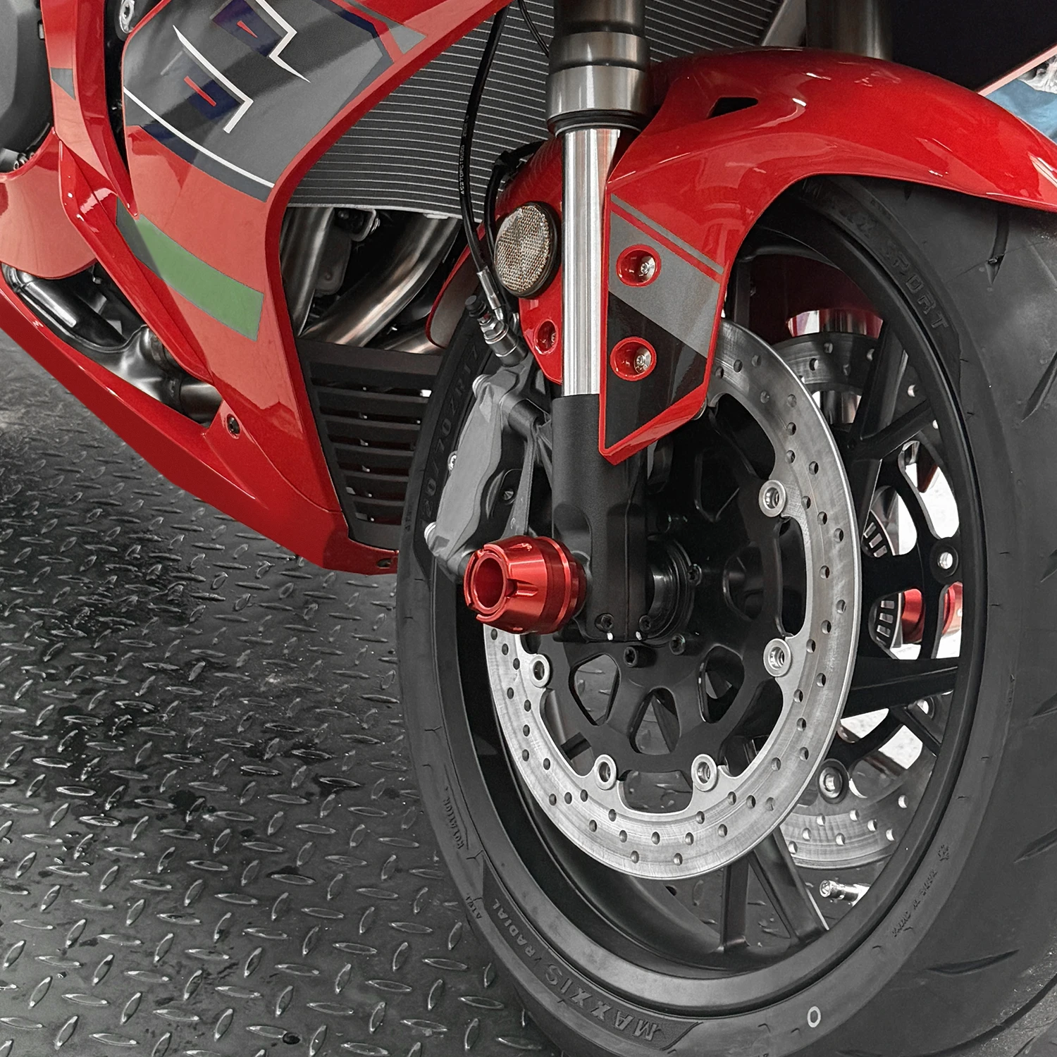 NEW tmax Falling Protector For TMAX500 2008-2011 TMAX530 2012-2016 Motorcycle Front & Rear Wheel Axle Fork Crash Sliders Pad - Image 6