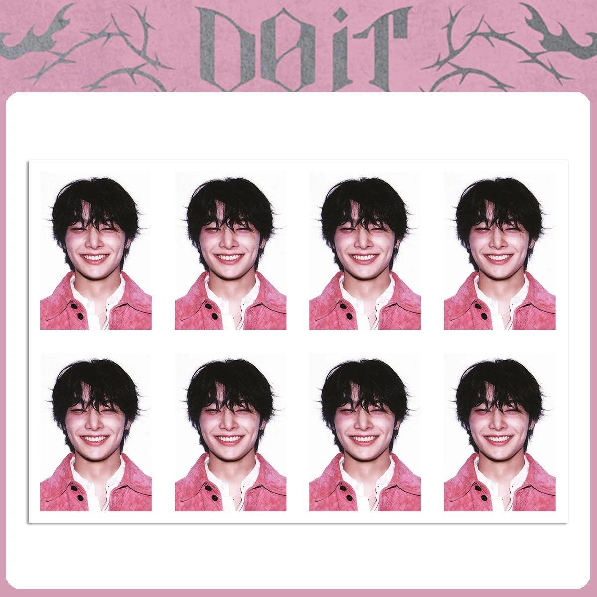 Stray Kids Duo DO IT ID Photo ID Photo Sticker One inch Photo Passport Fan Collection Gift