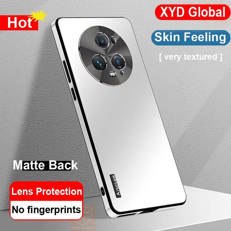 

For Honor Magic5 Pro Magic 5 Case Skin Feeling Brand Matte Phone Case For Honor Magic 5 Pro Cover Fashion Airbag Bumper Shell