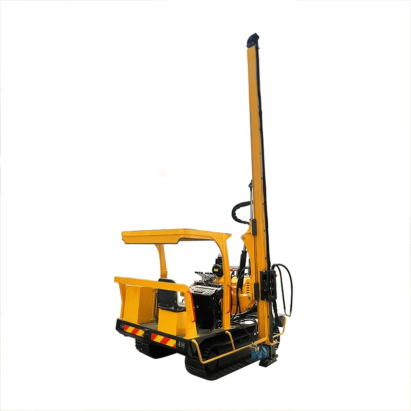 Equipped Advanced Hydraulic System Solar Pile Driver Folded Hydraulic Hammer Pile Driving Machine