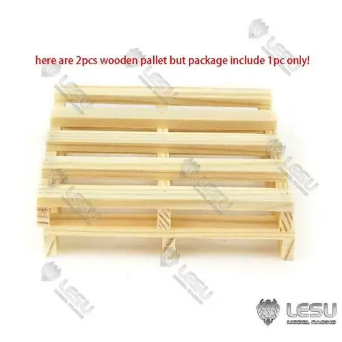 LESU Wooden Pallet 1Pc Accessories for 1/14 Hydraulic Linder RC Forklift Tamiyaya Remote Control Tractor Truck Trailer Th16512