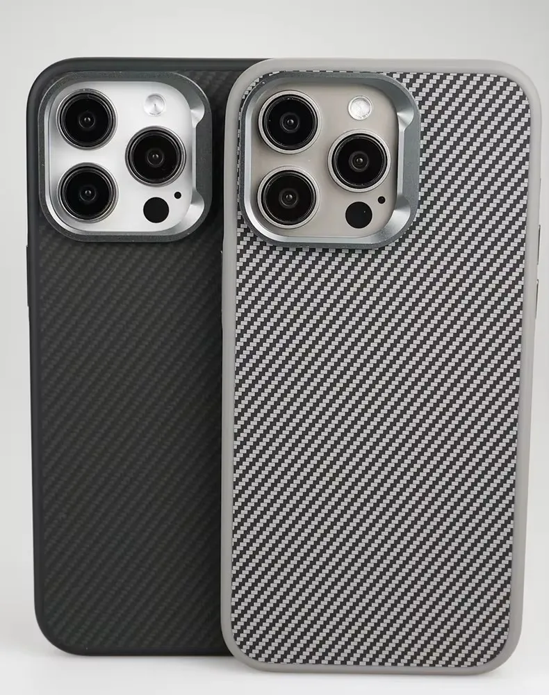 

High-end Carbon Fiber Texture Phone Case For IPhone 15 14 13 12 Pro Max ProMax Simple Texture Mobile phone protection Cover