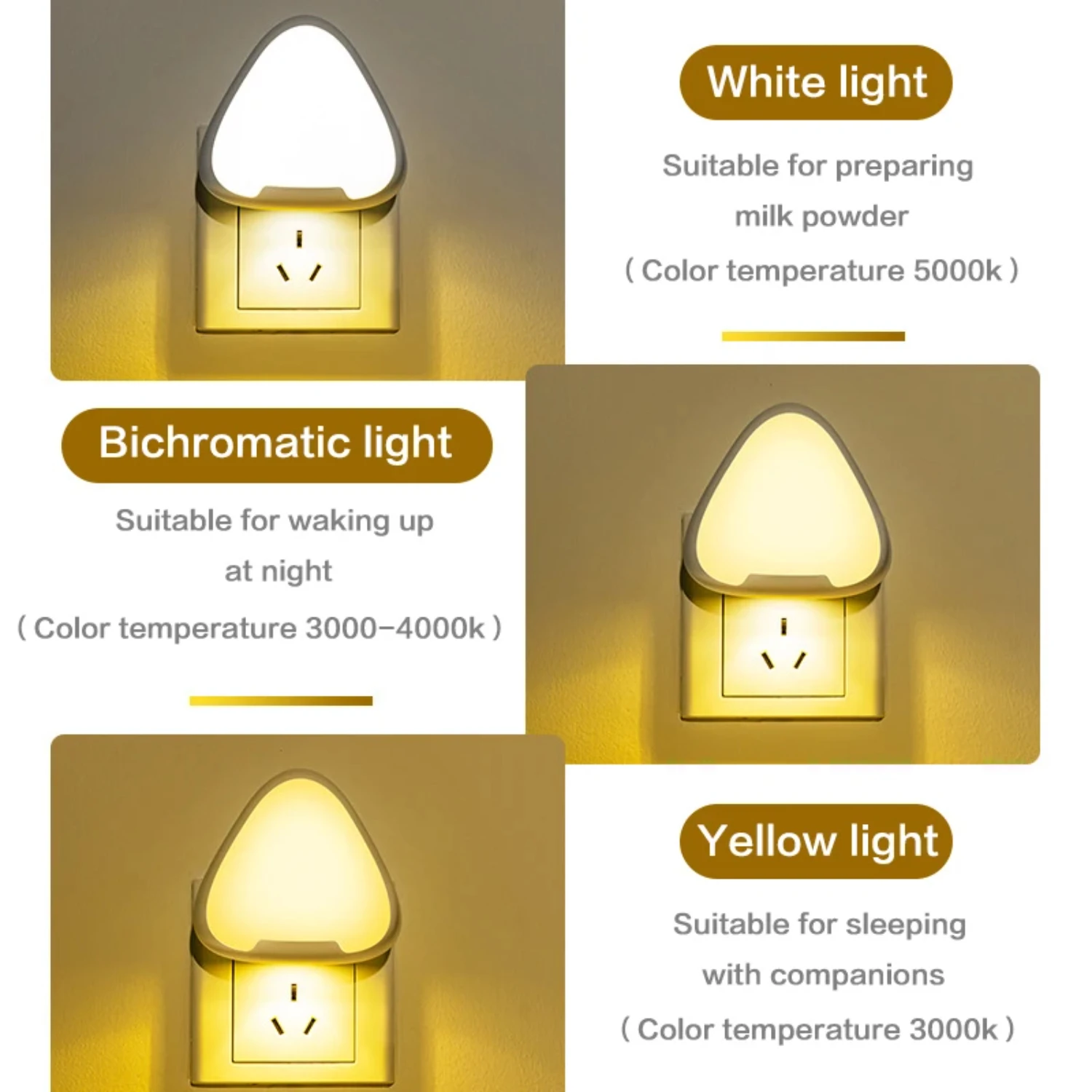 Neues verstellbares Timing-Off-Licht für Schlafzimmer, sanftes und intelligentes Nachtlicht mit Fernbedienung, Lampe, Bereitstellung weicher Augenschutz