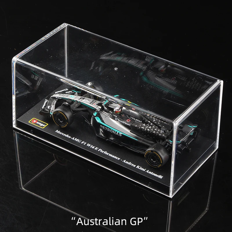 ブラーゴ 1/43 2025 F1 モデル ヘルメット付き 合金製 ミニチュア ダイ