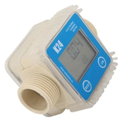 K24 LCD Turbine Digital Diesel Fuel Flow Meter Widely Used for Chemicals Water