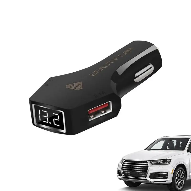 

Car Charger Adapter Dual USB Ports Fast Charging Car Charger Energy Saving Car Charger With Intelligent Chip For Cell Phone