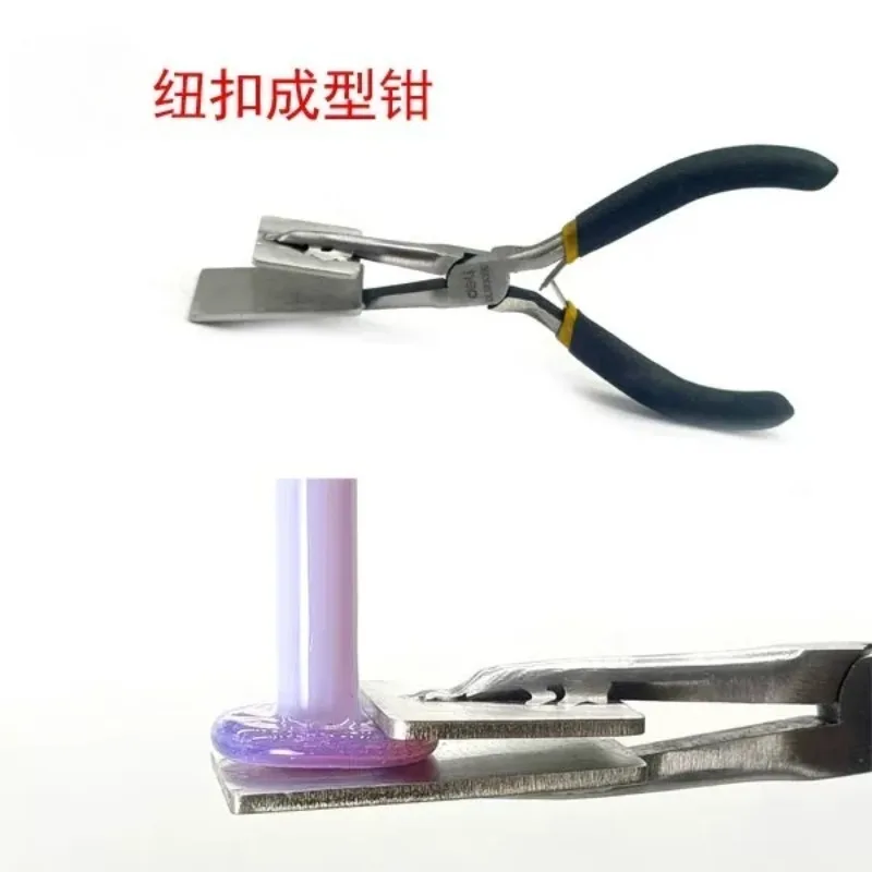 Glass Button Forming Pliers, Flattening Pliers, Mushroom Pliers