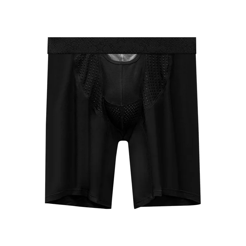 Hommes Boxer Shorts sous-vêtement modal homme respirant magnétique maille poche culotte balle séparation pénis caleçon grande taille L-6XL