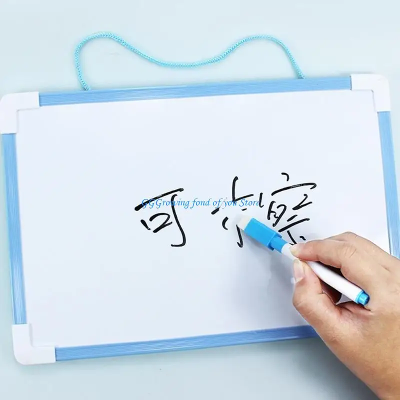 branco magnético H9EB com conjunto marcadores e ímãs branco apagável dupla face