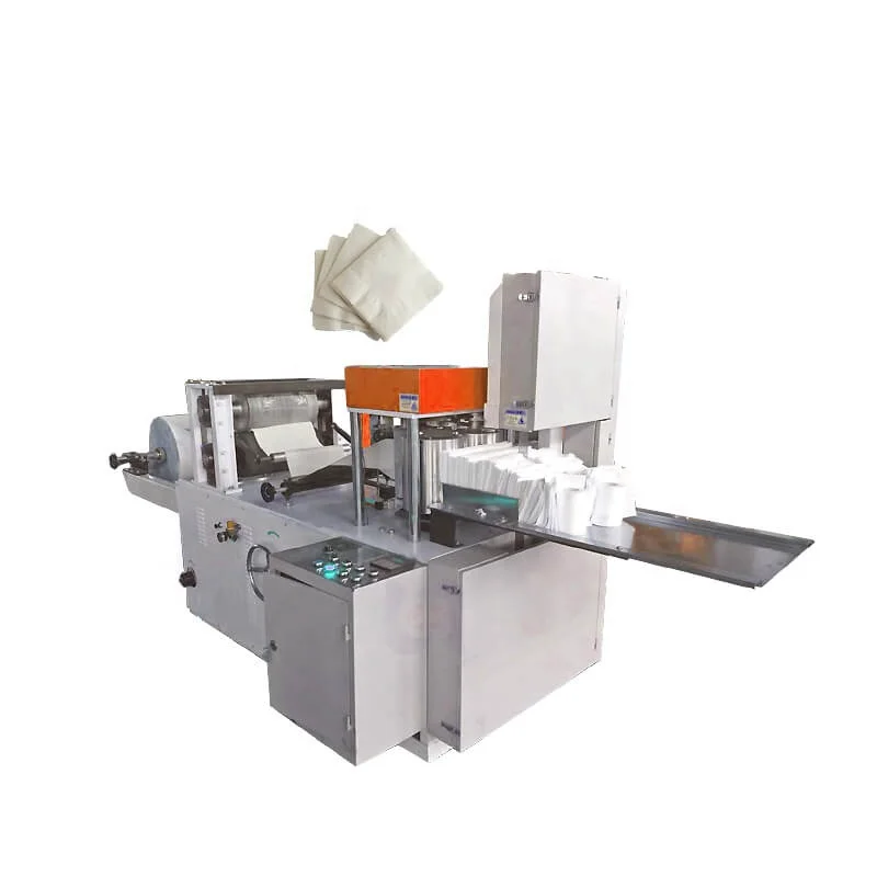 FOODLINE Paper Napkin Machine Automatic Counting Folding Machine For Bulk Disposable Napkin Making Project