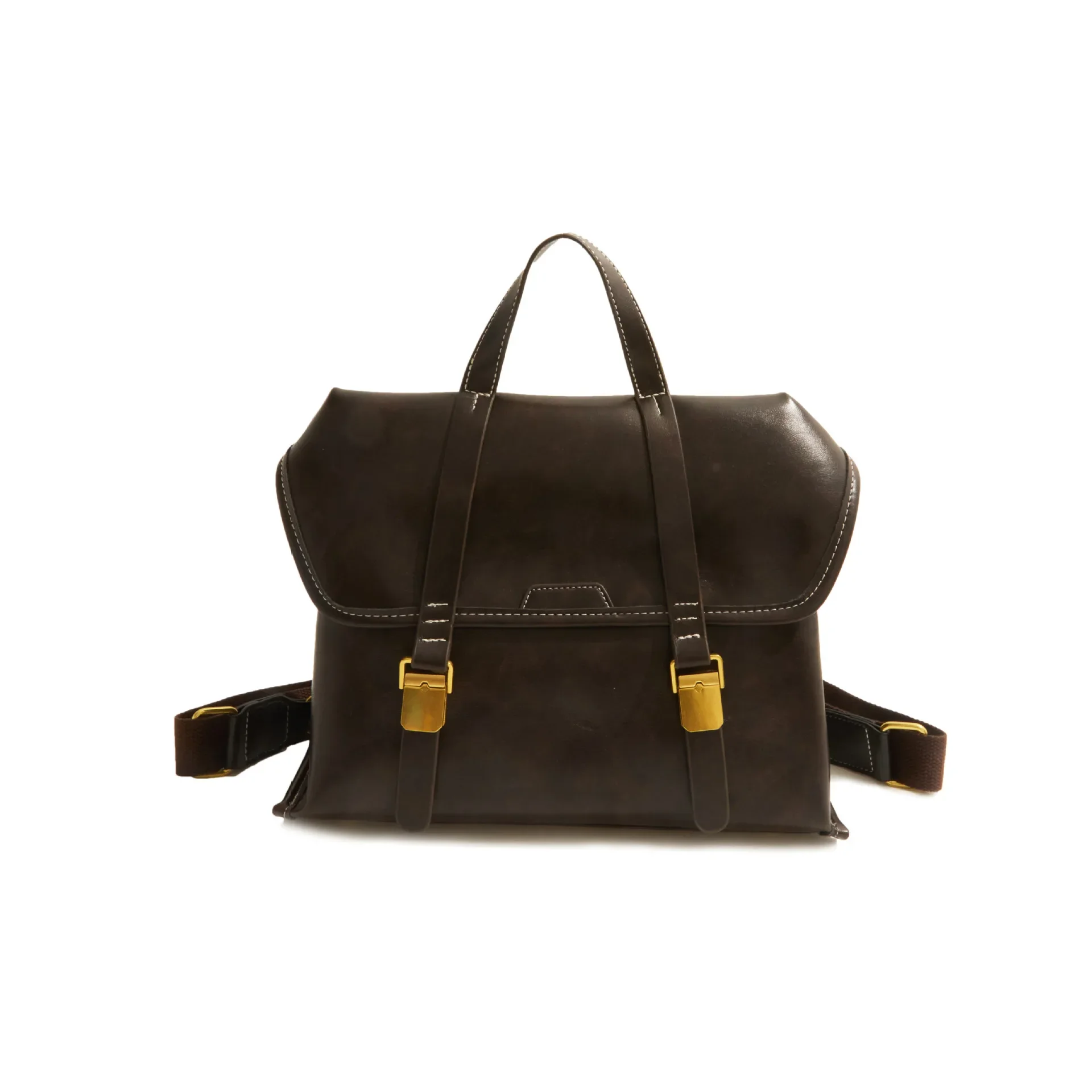 حقيبة نسائية محمولة ذات سعة كبيرة، حقيبة ظهر جديدة على الطراز الأجنبي على الطراز الكلية، حقيبة ظهر ركاب على الطراز البريطاني القديم.