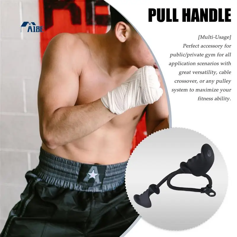 

A18E-Ergonomic Triceps Rope Pull Down With Anti-Slippery Natural Rubber Grip For More Muscle Fibers-Gym Rope For Push Downs