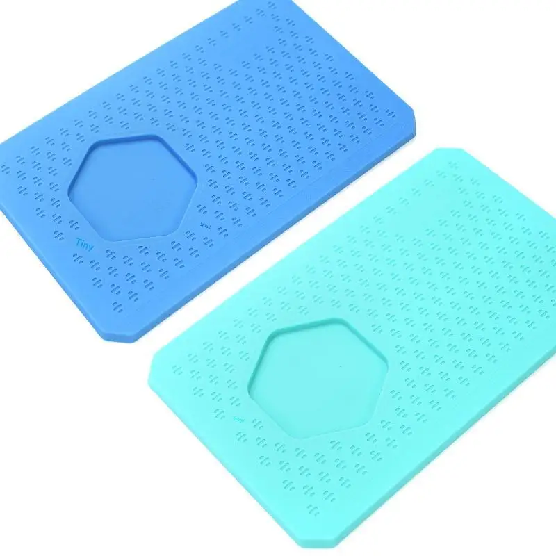 Mini Anti-slip Mat Cell Phone LCD Screen Film Repair Pad with Camera Protection Good Elasticity No Deformation ESD Phone Tools