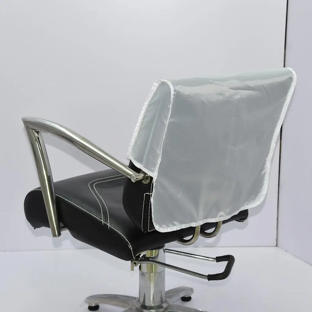 4xPlastic Cover for Back of Chair In Hairdressing Hair Salons 48x43cm White