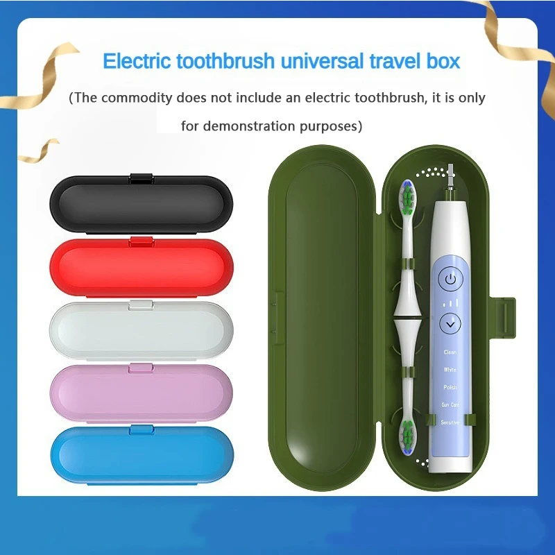 Universal Electric Toothbrush Travel Case, organizador portátil, branco, azul, preto, rosa