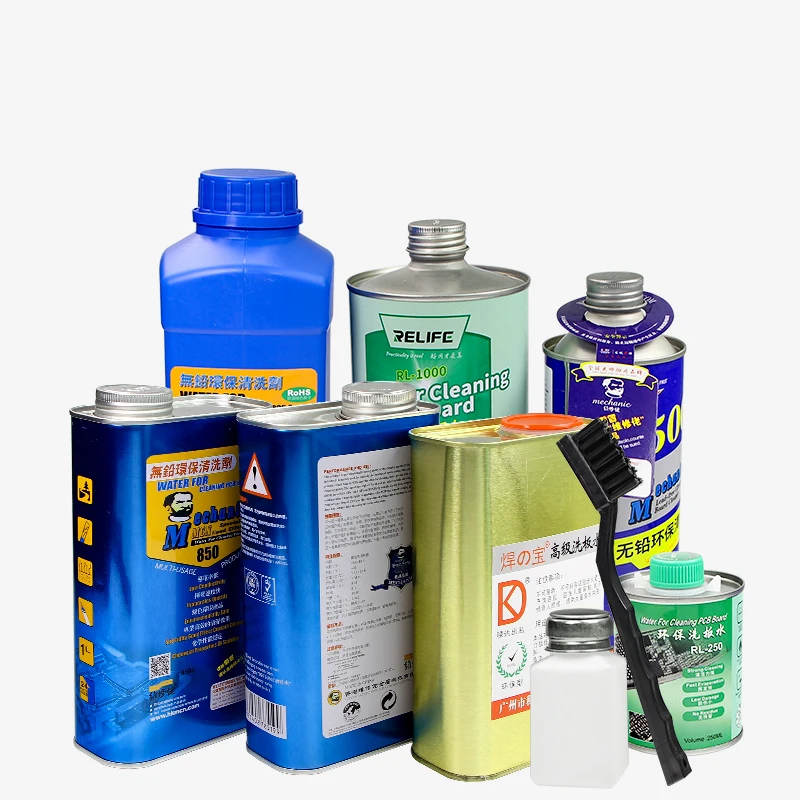 Mechanic Lead-free Soldering Flux Clean Liquid ,Phone PCB Board Repair Degreasing Oil Cleaning Agent Soldering Stain Remover