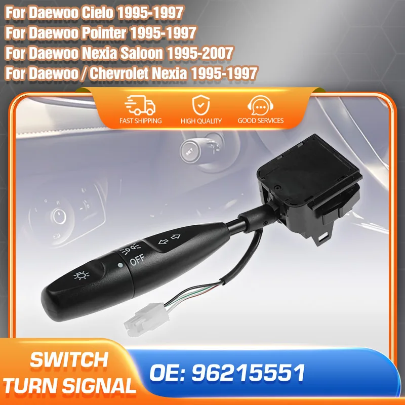 

Headlight Turn Signal Steering Column Switch For Chevrolet Daewoo Nexia Cielo Pointer 1995 1996 1997 Car Parts 96215551 96136057