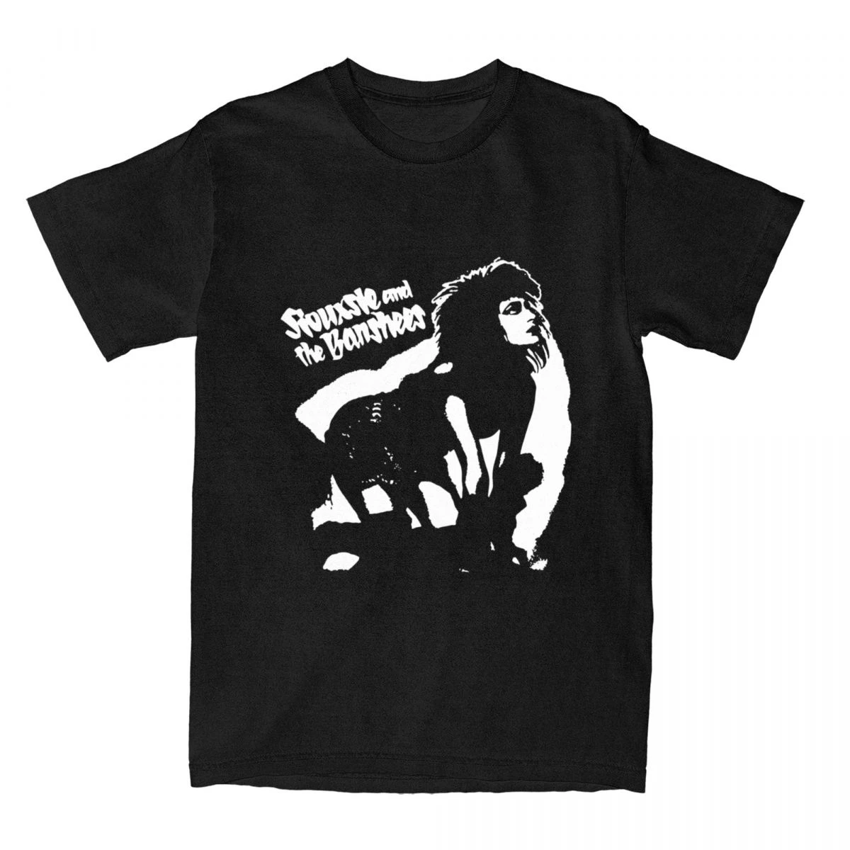 LE Siouxsie And The Banshees T Shirts Men Women  Funny T-Shirt Crew Neck Punk Rock Band Tees Short Sleeve Tops