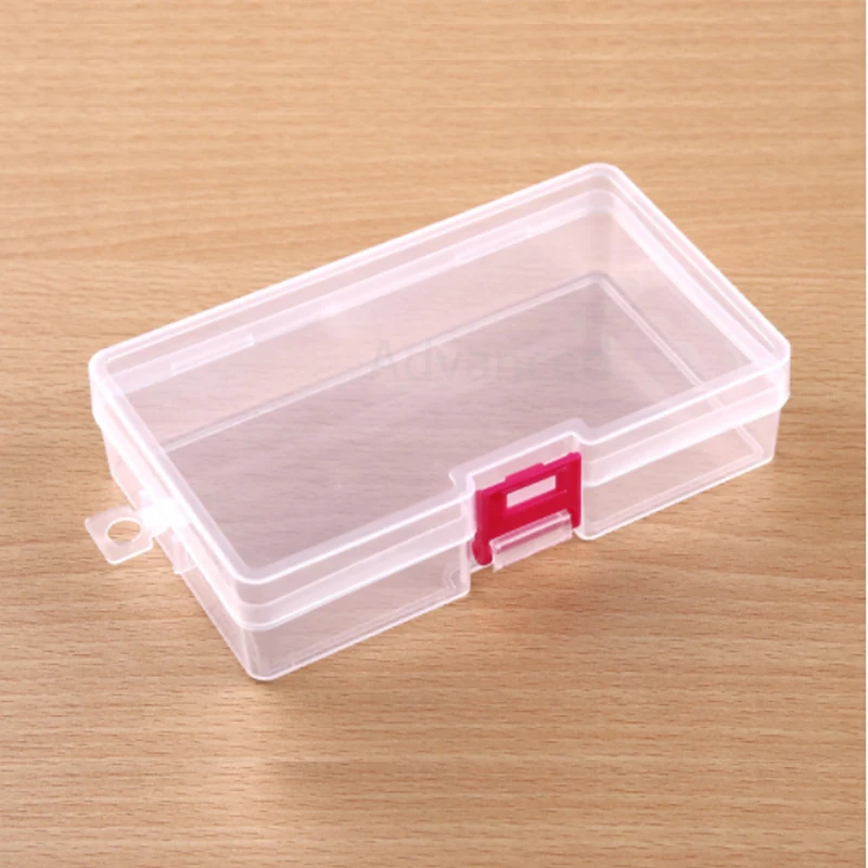 Transparent Plastic Storage Jewelry Box Empty storage box Container For Beads Earring Box For Jewelry Rectangle Case 146*85*35mm