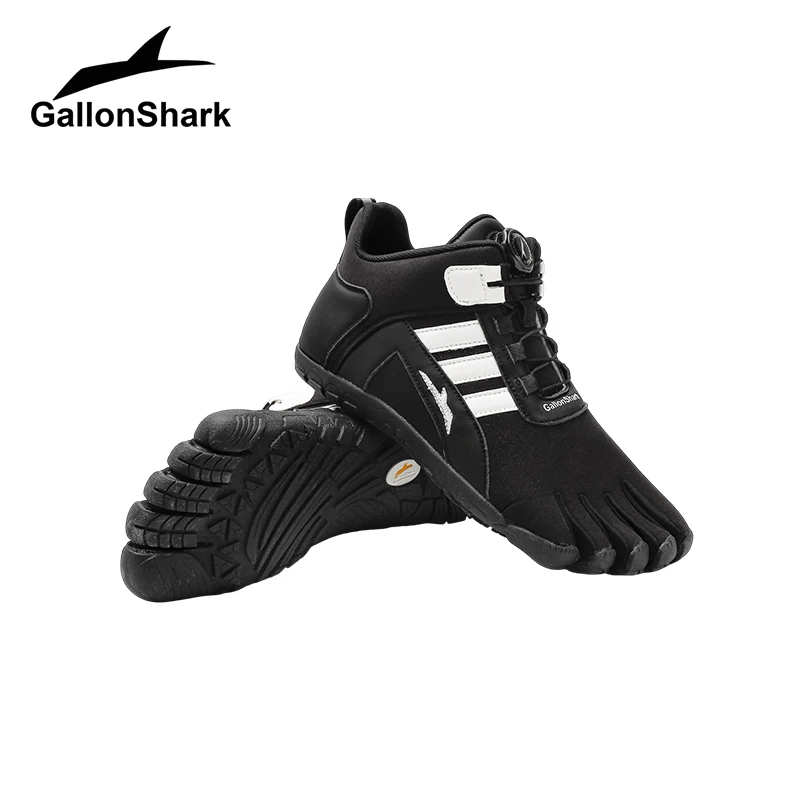 

Full Toe Five Finger Barefoot Water Shoes Breathable High Stretch Knit For Hiking Diving Workout Yoga
