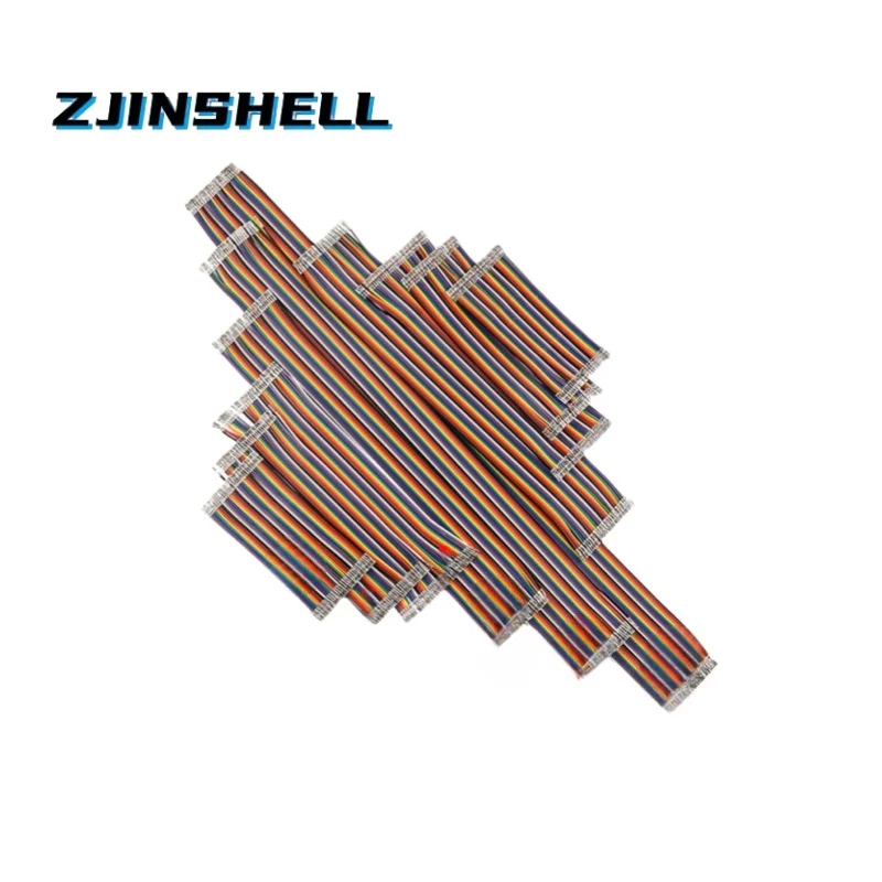 10-40cm 10-40Pin Breadboard Jumper Wires Length Optional Dupont wire Assorted Kit Female to Male Multicolored Ribbon Cables