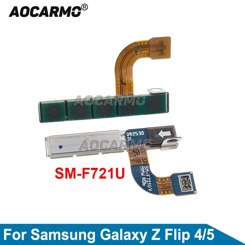 

Aocarmo для Samsung Galaxy Z Flip 3 4 5 Flip4 Flip5 5G ммWave модуль сигнала антенны MMW гибкий кабель запасная часть F721U F731U