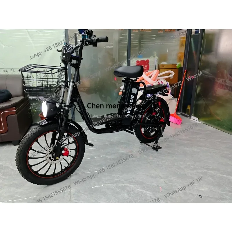 

hot selling DISIY 800W Electric Bicycle 20"x 2.5 Vacuum Tire 48v 60V 15AH 20AH Lithium Battery Electric Cargo Bike Deli