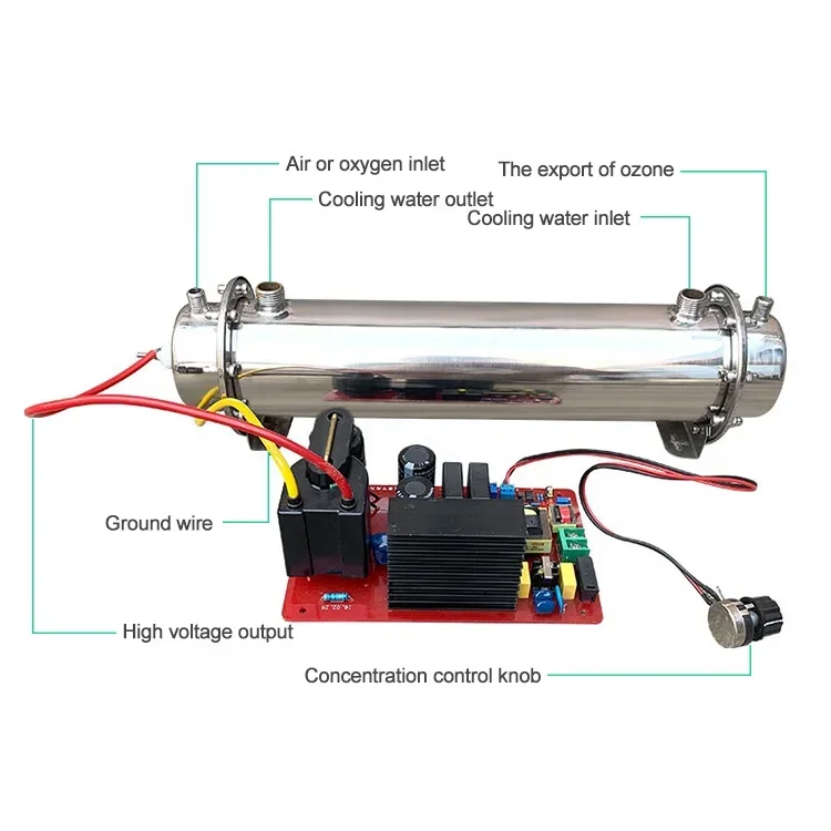 

30G/H Water Treatment Ozone Generator ,Ozone Generator for Drinking Water Swimming Pool