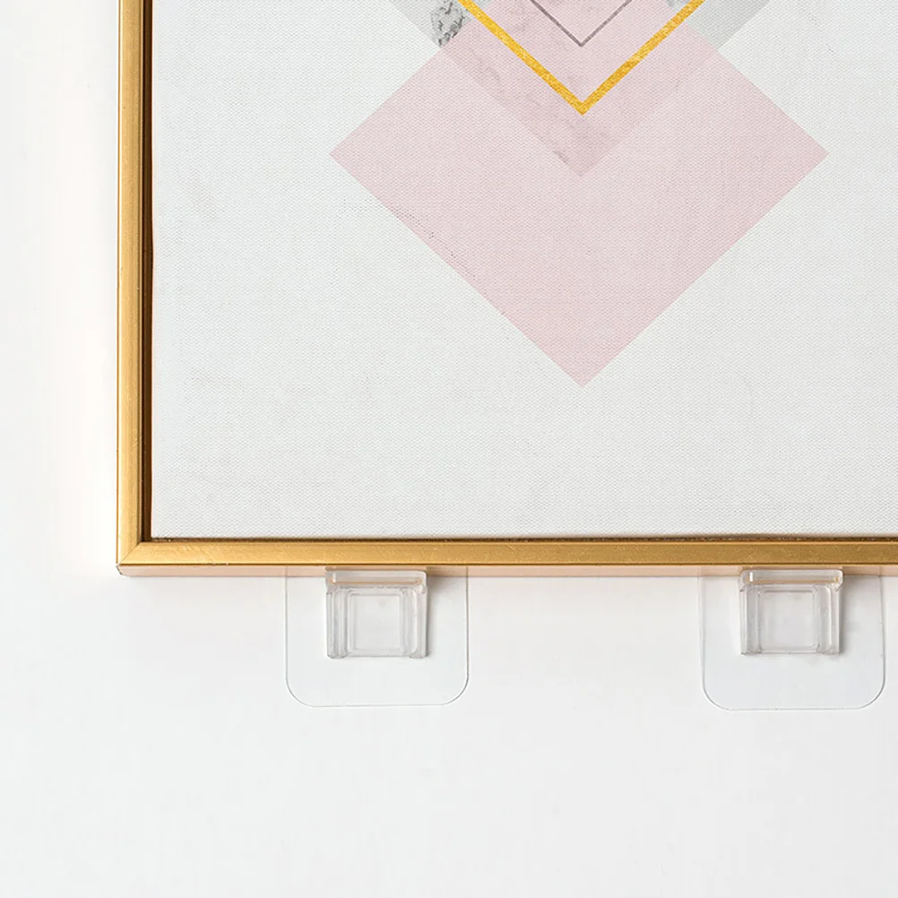 

8pcs Perforation-Free Shelf Brackets Heavy Duty Partition Supporters Layer Plate Holders For Bathroom Kitchen Office Storage