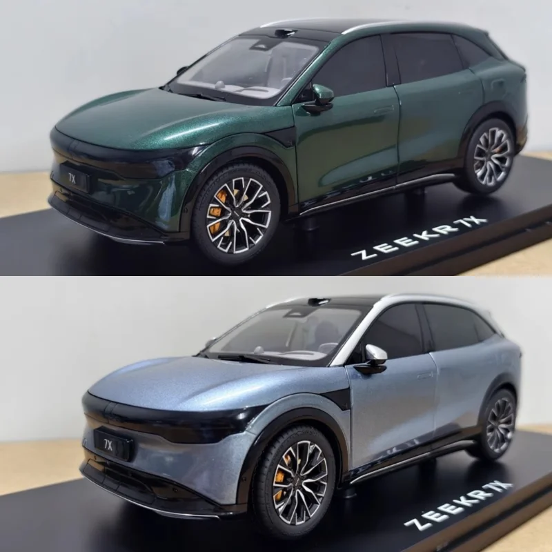 

Diecast 1:18 Scale Original Geely ZEEKR 7X New Energy Alloy Car Model Collectible Toy Gift Souvenir Display Ornament